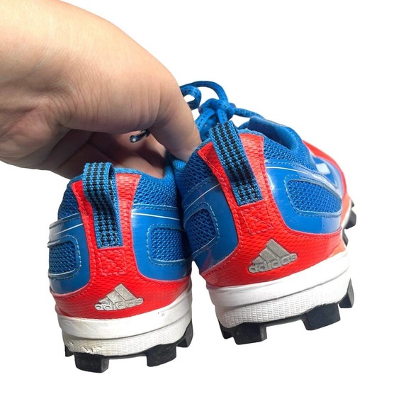 adidas Adizero XT 4 Athletic Trail Running Shoes Blue Orange, Size 6.5 - Picture 7 of 8